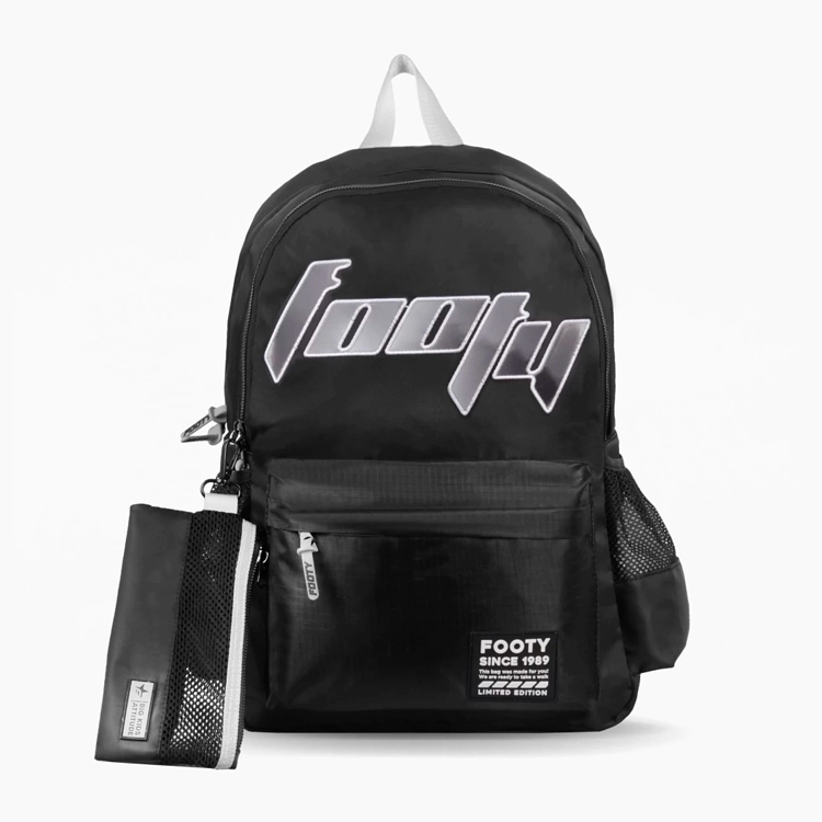 Mochila Escolar Footy 2026 18" Big Kids Street Negro con Gris Art.F26253